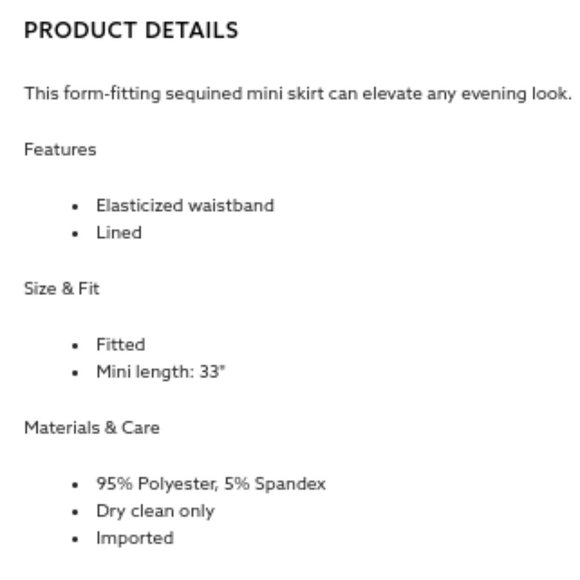 Dynamite Black Sequin Mini Skirt & Long Sleeve Crewneck Sequin Top set NWTO *XS* - Picture 9 of 10